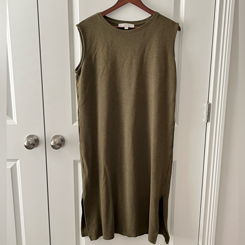 LOFT | Sleeveless Ribbed Max Dress